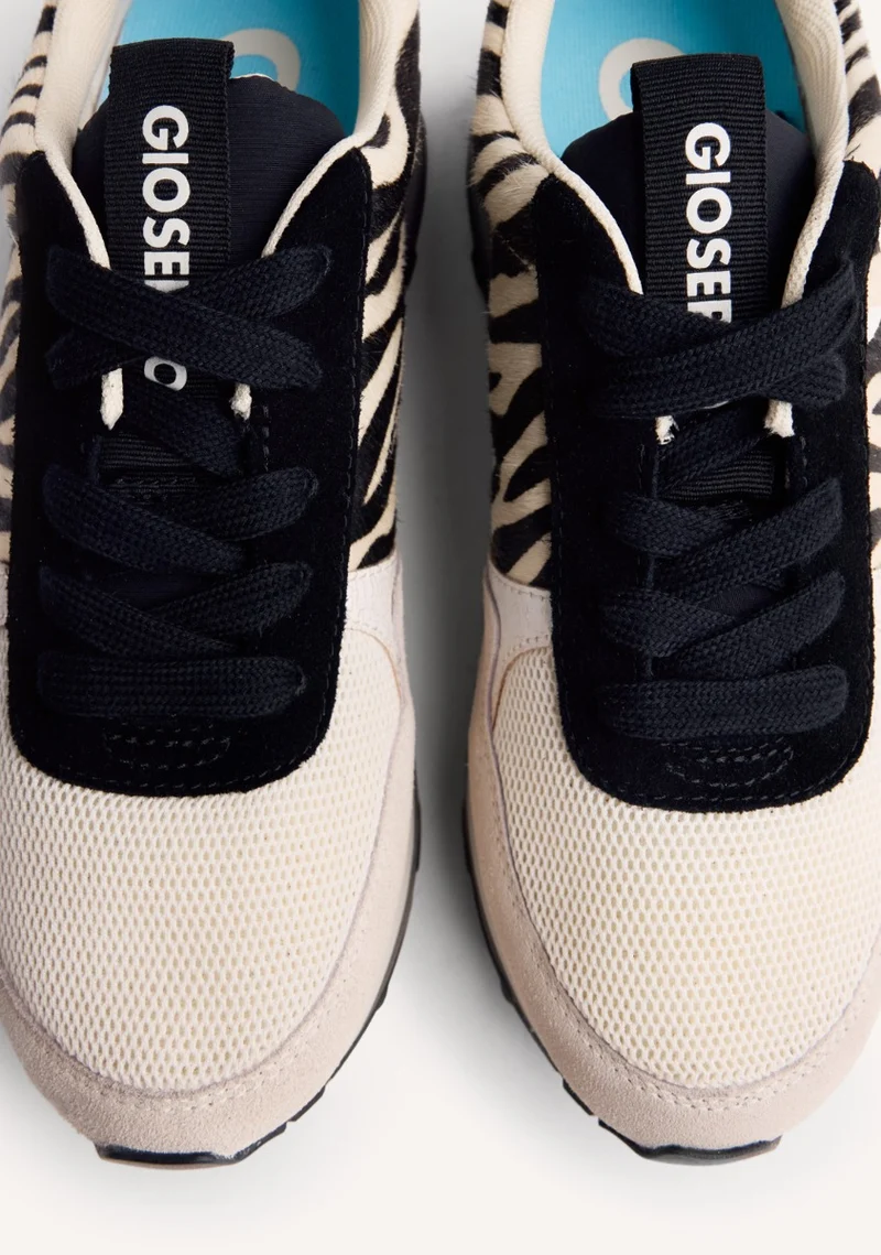 ANIMAL PRINT LEATHER SNEAKERS CHESANING