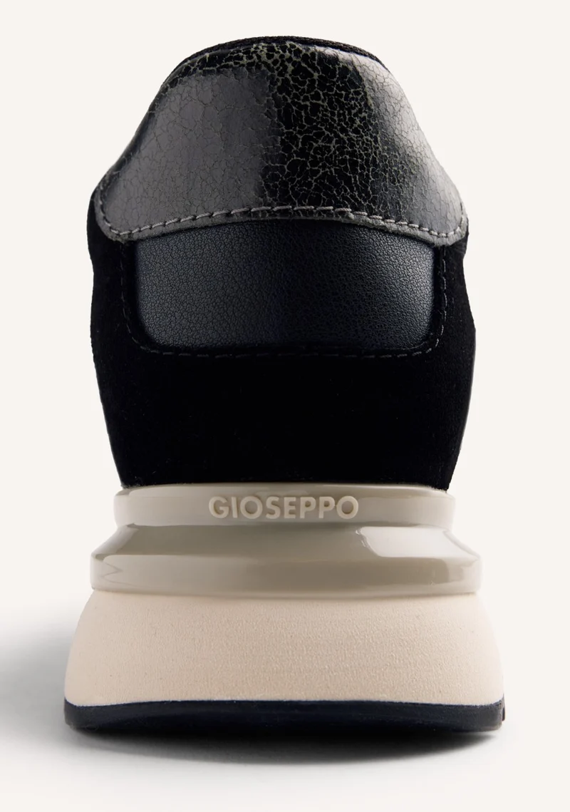 WEDGE ANIMAL PRINT LEATHER SNEAKERS BARODA
