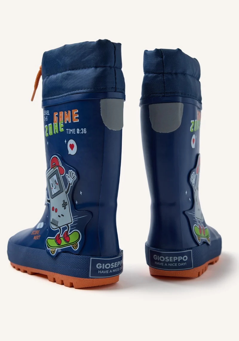 RAIN BOOTS DRAWING ALANSON