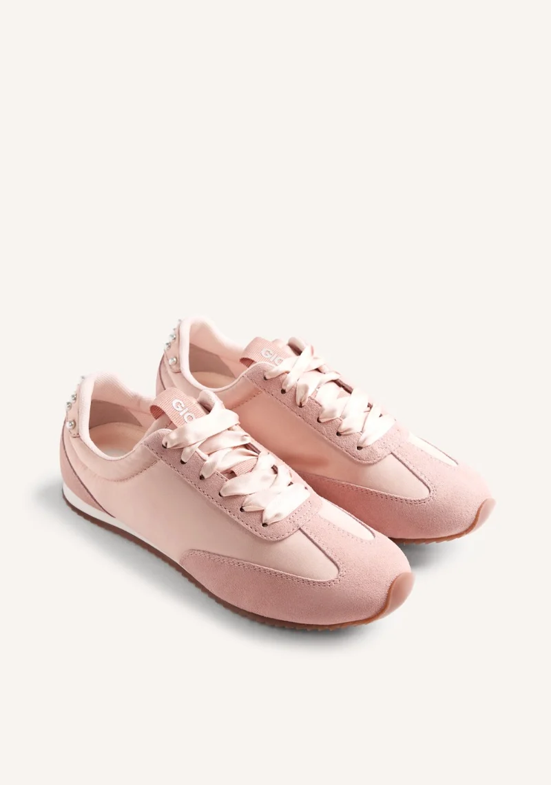 LEATHER SNEAKERS PEARLS CAPAC