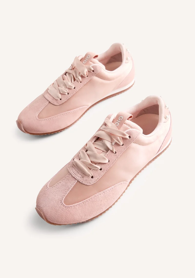 LEATHER SNEAKERS PEARLS CAPAC