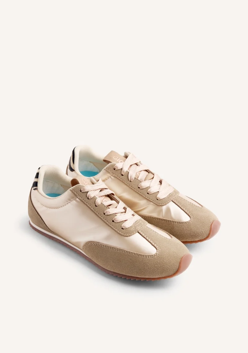 METALLIC LEATHER SNEAKERS PALISADE
