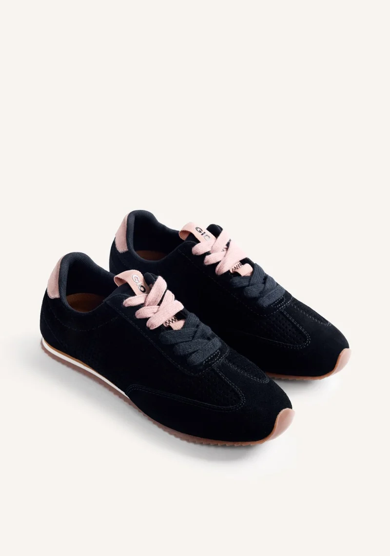 SUEDE LEATHER SNEAKERS ISANTI