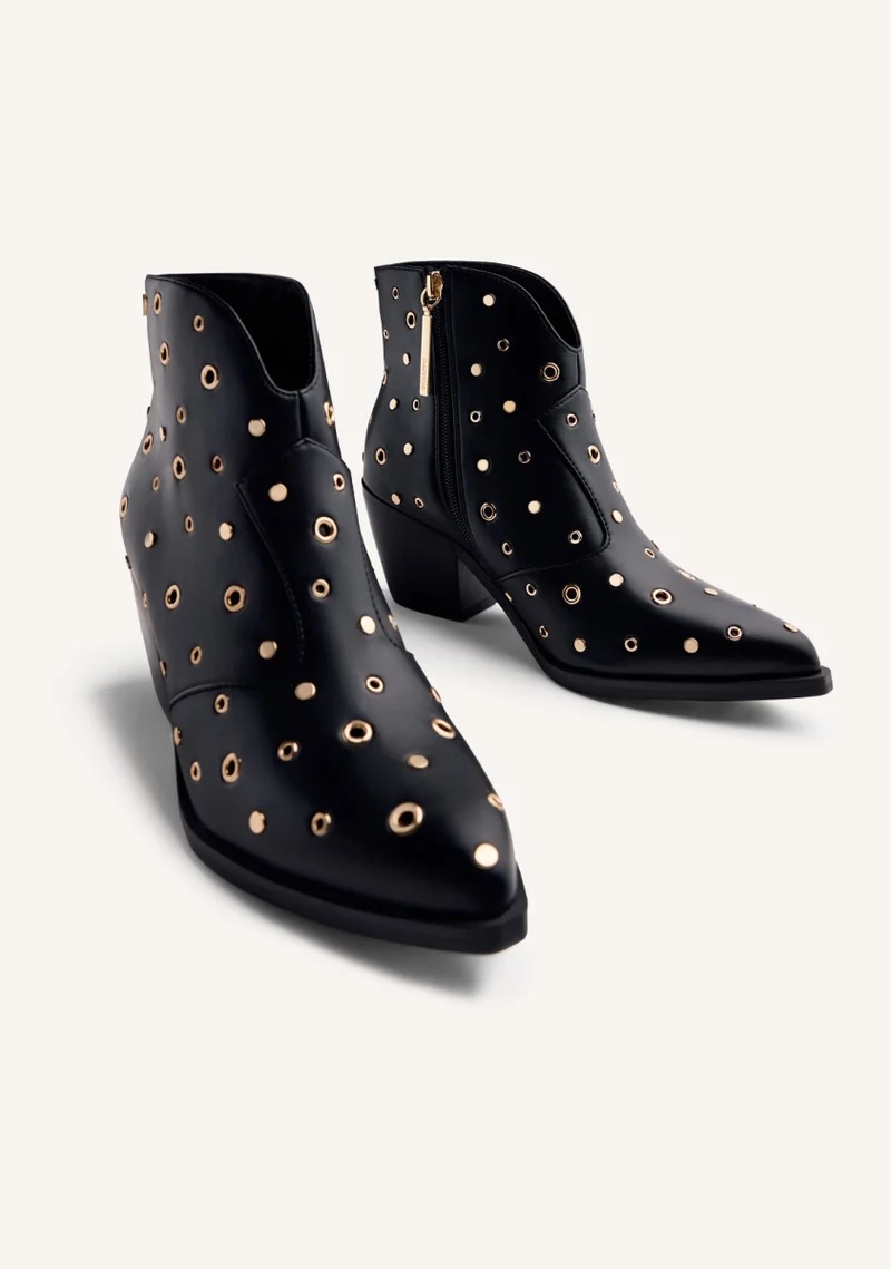 STUDS AND EYELETS ANIMAL PRINTBOY BOOTS MUSKEGON