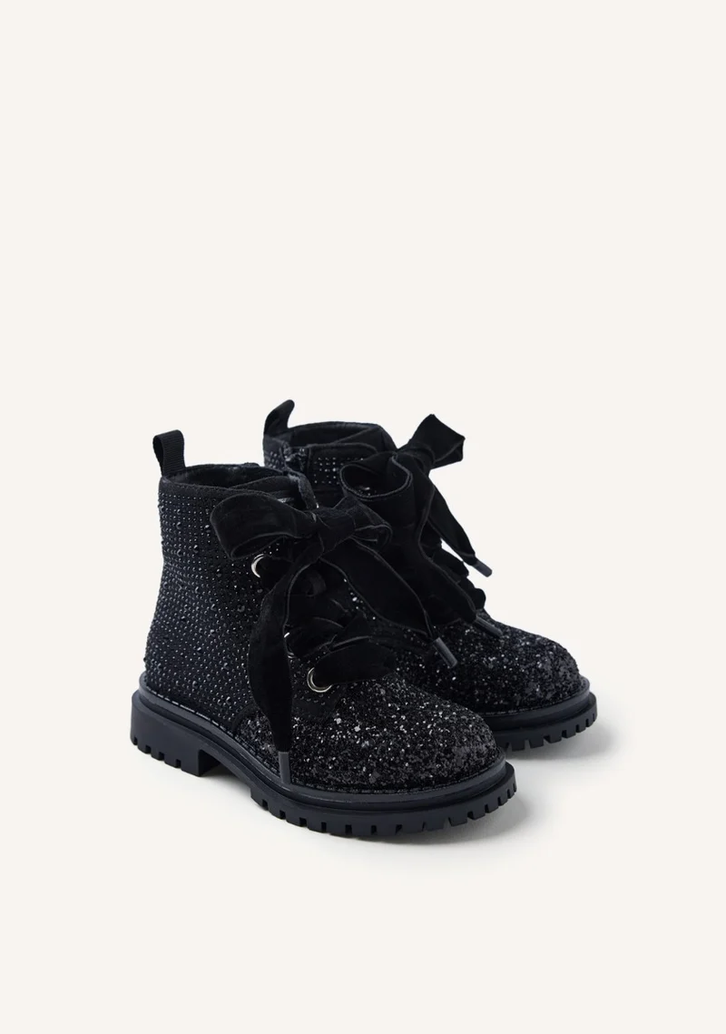 SHINE AND RHINESTONE BOOTS FINCHLEY