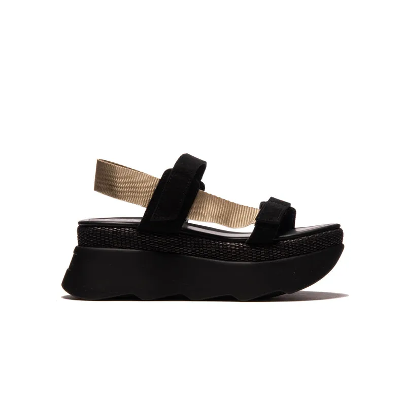 Petal Black Leather