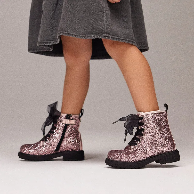 SEQUINED BOOTS AND TULLE SURANY
