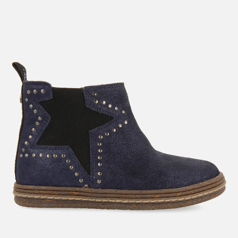 BOOTS WITH SHINY SUEDE LEATHER STUDS AJKA