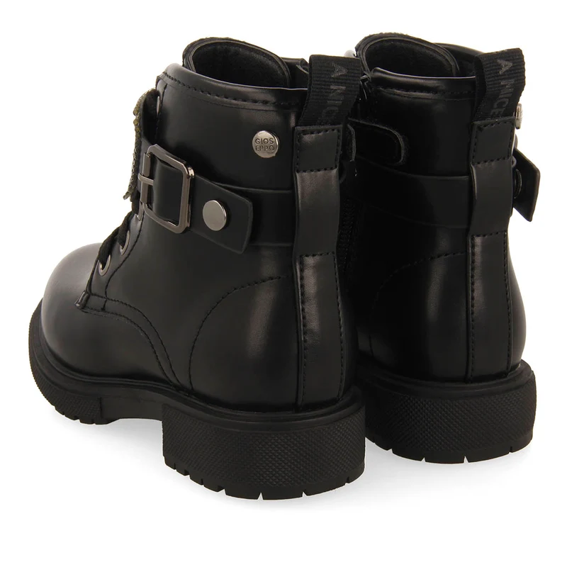 MILITARY STYLE BOOTS WITH REMOVABLE RHINESTONE STRAP ROSKILDE
