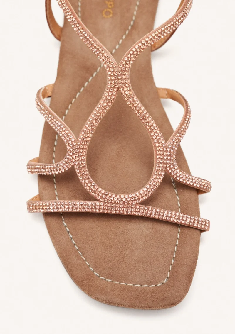 BEADED LEATHER SANDALS GILMANTON