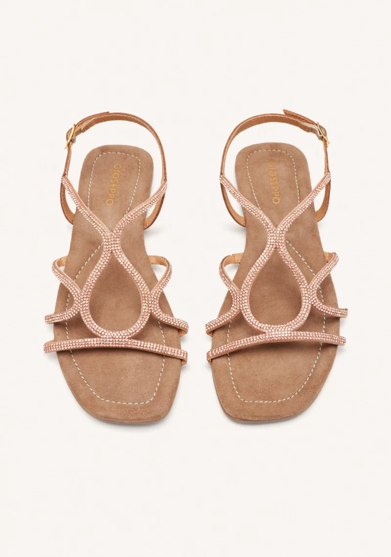 BEADED LEATHER SANDALS GILMANTON