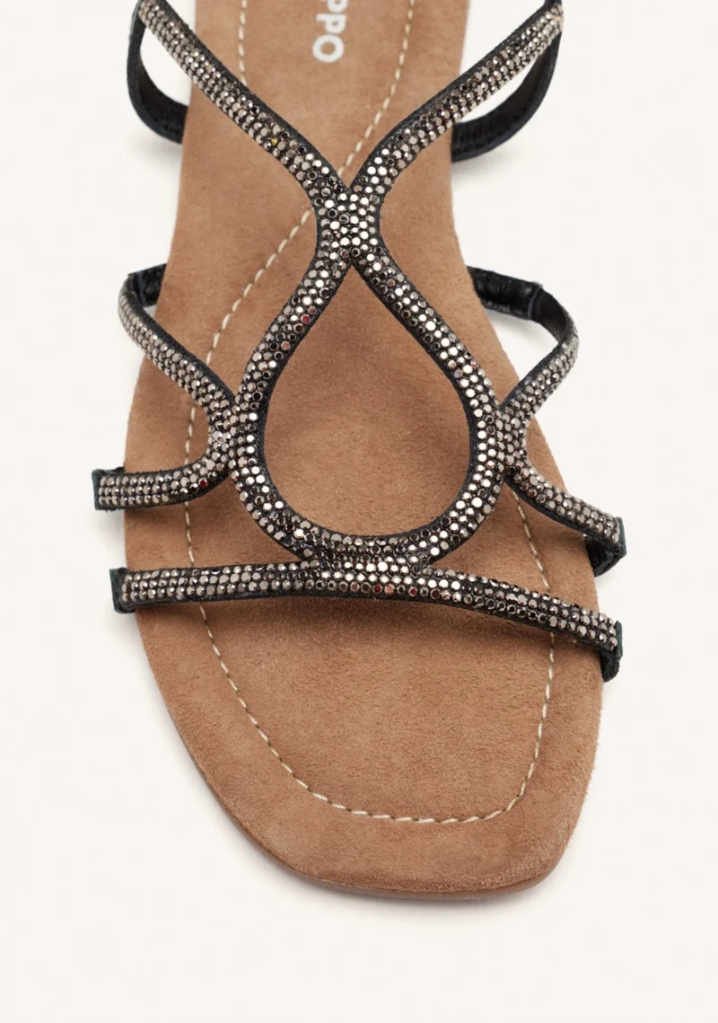 BEADED LEATHER SANDALS GILMANTON