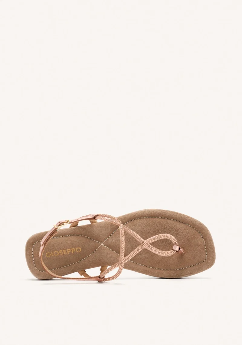 BEADED LEATHER SANDALS KINGFIELD