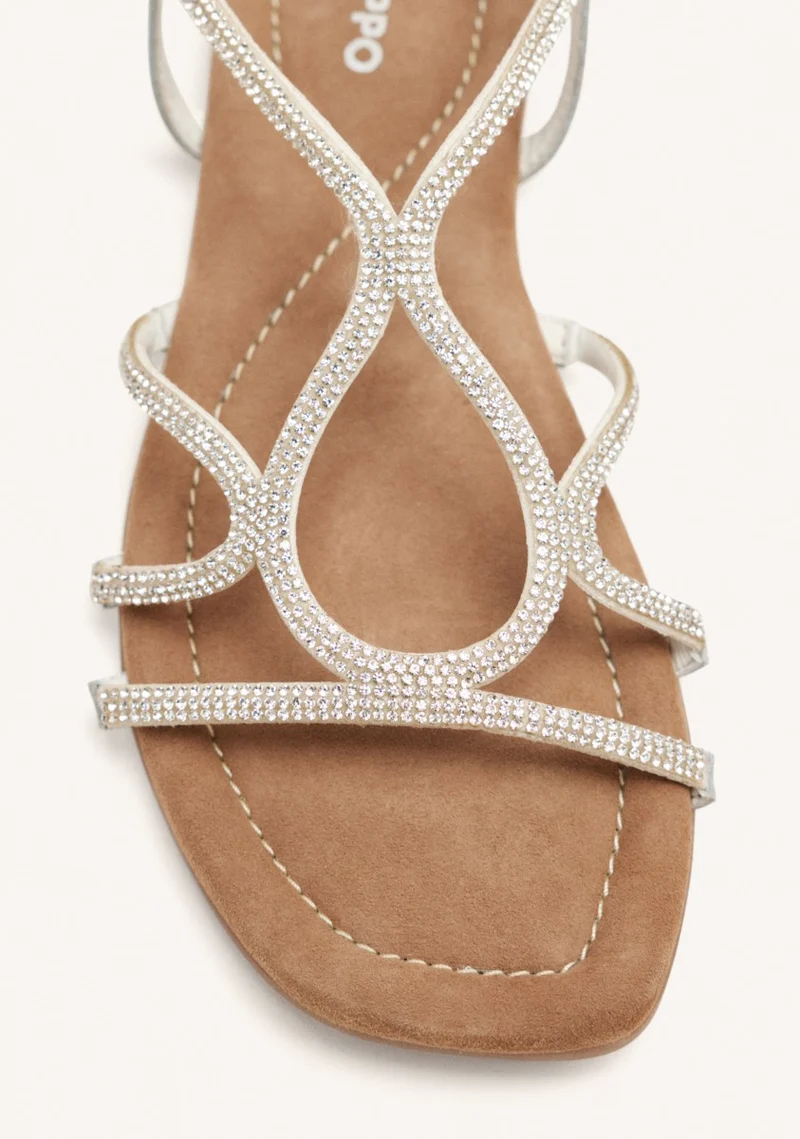 BEADED LEATHER SANDALS GILMANTON