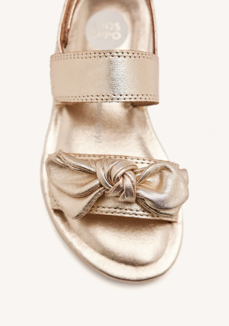 Sandals for girls with tie