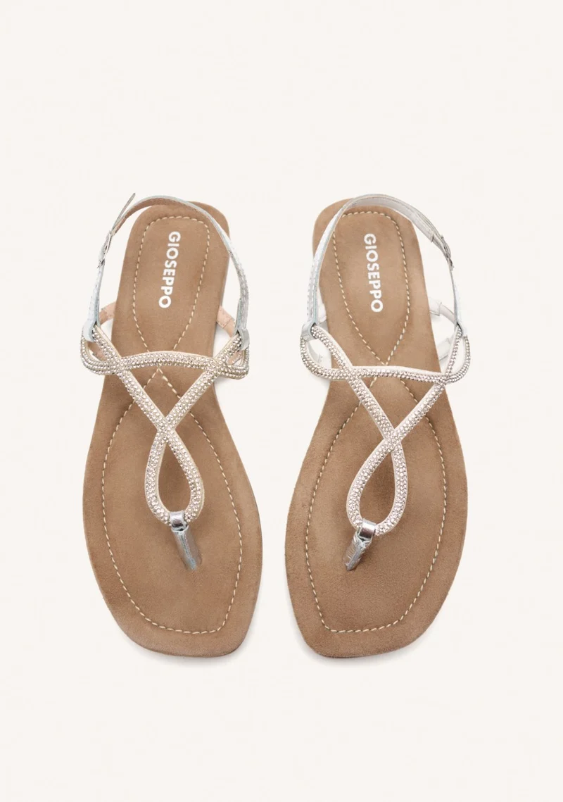 BEADED LEATHER SANDALS KINGFIELD