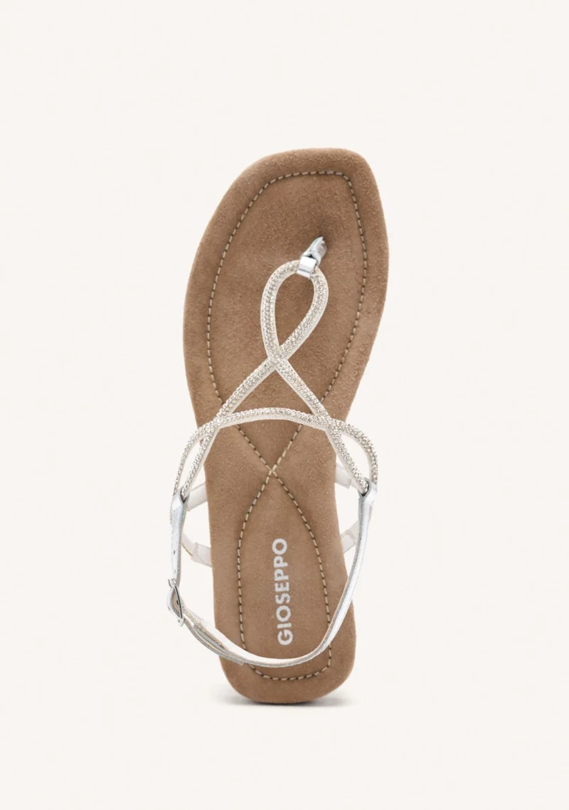 BEADED LEATHER SANDALS KINGFIELD