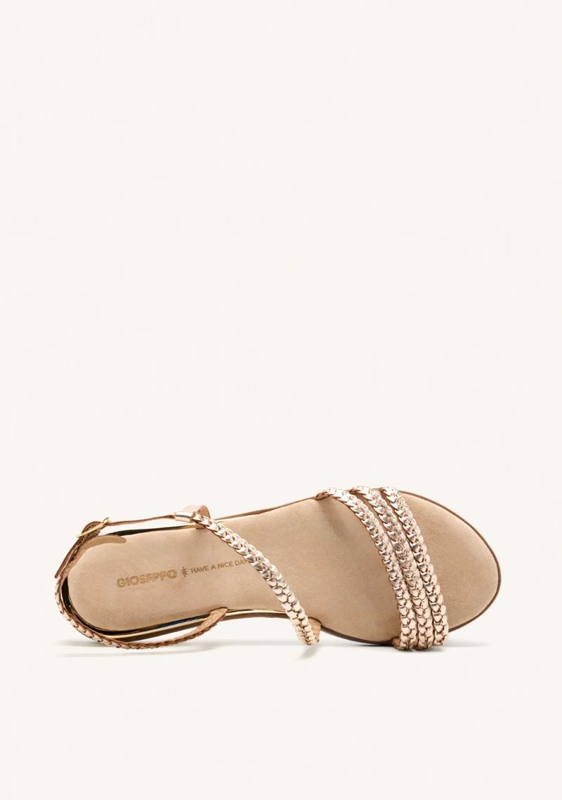 BRAIDED LEATHER SANDALS BRENTWOOD