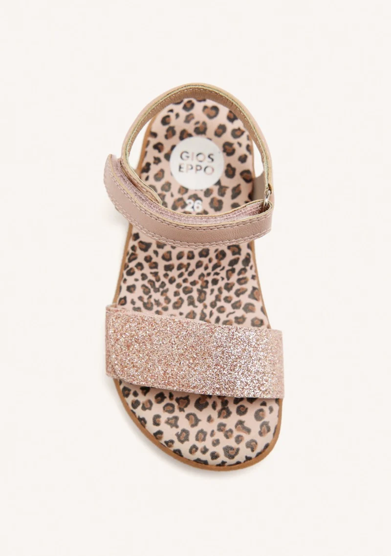 GIOSEPPO BAREFOOT - LEATHER SHINE SANDALS SAUGUS
