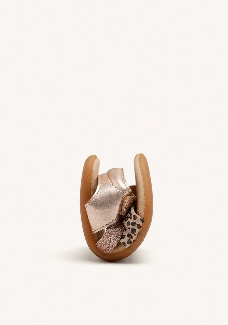 GIOSEPPO BAREFOOT - LEOPARD LEATHER DRAMMEN SANDALS