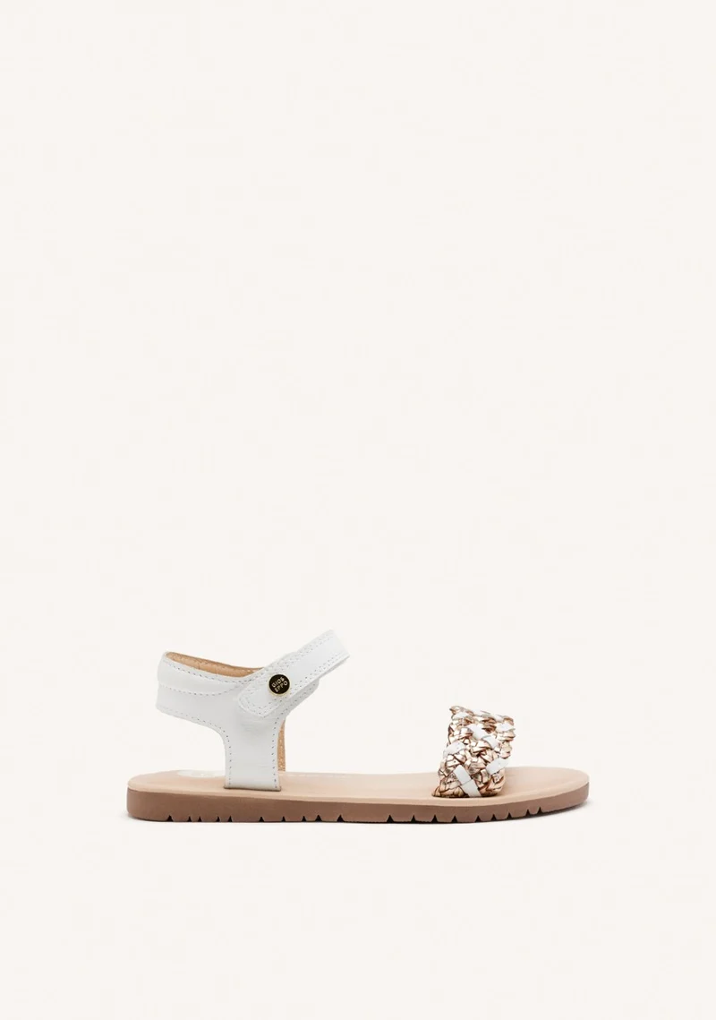BRAIDED LEATHER SANDALS LEMINGTON