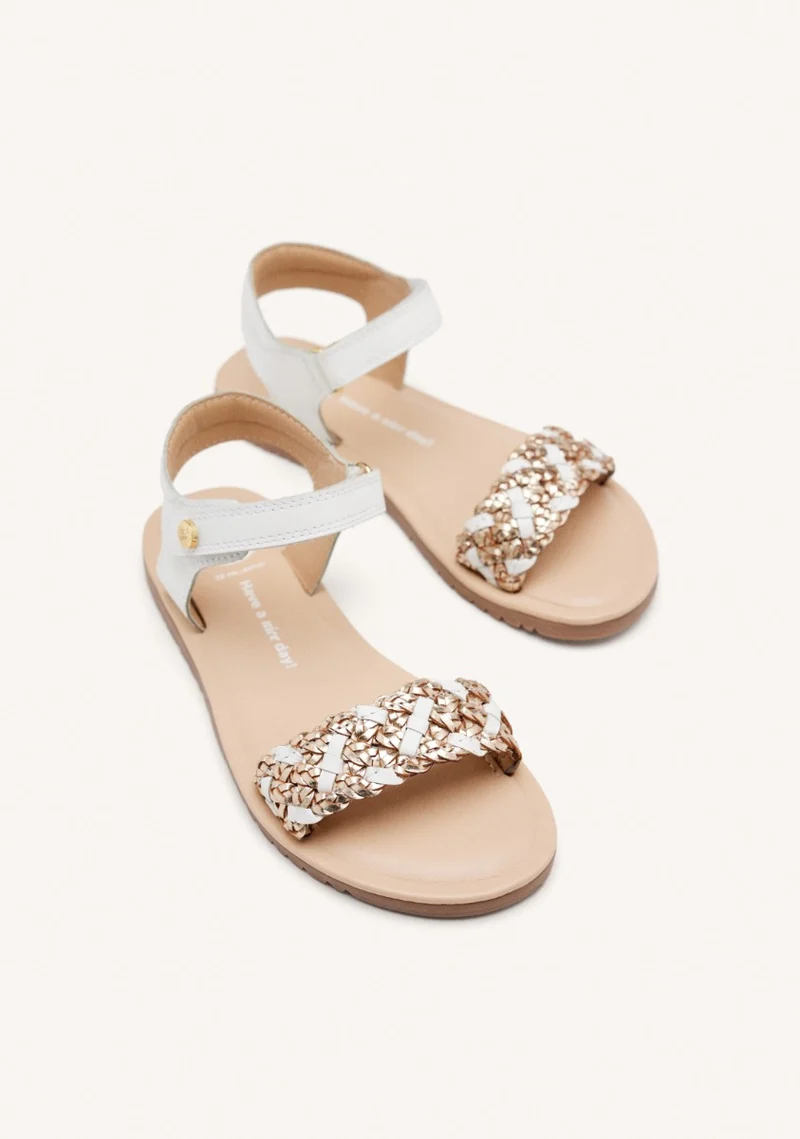 BRAIDED LEATHER SANDALS LEMINGTON