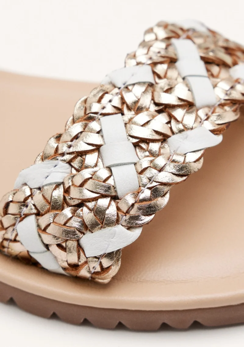 BRAIDED LEATHER SANDALS LEMINGTON