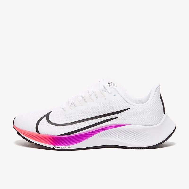Nike Womens Air Zoom Pegasus 37 - White/Flash Crimson