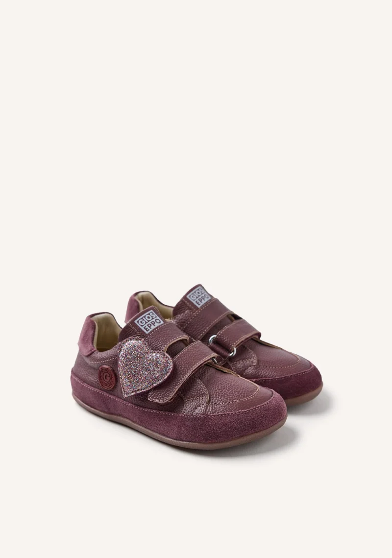 GIOSEPPO BAREFOOT - SHINEY LEATHER SNEAKERS RENVILLE