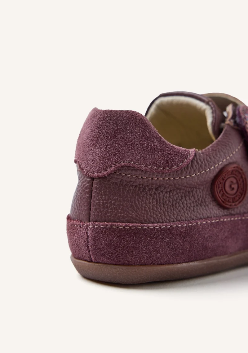 GIOSEPPO BAREFOOT - SHINEY LEATHER SNEAKERS RENVILLE