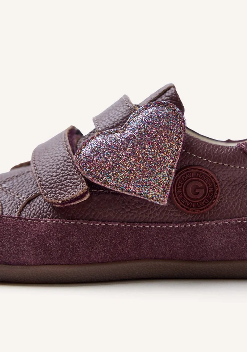 GIOSEPPO BAREFOOT - SHINEY LEATHER SNEAKERS RENVILLE
