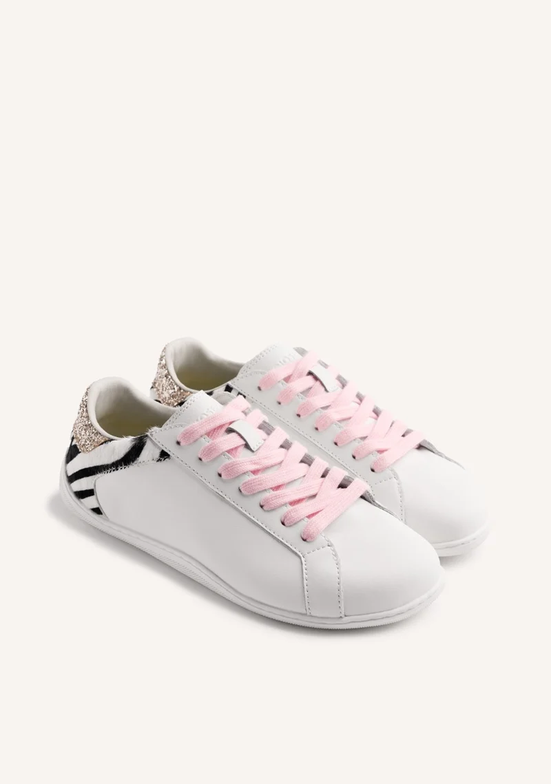 GIOSEPPO BAREFOOT - ANIMAL PRINT LEATHER SNEAKERS ANDEI
