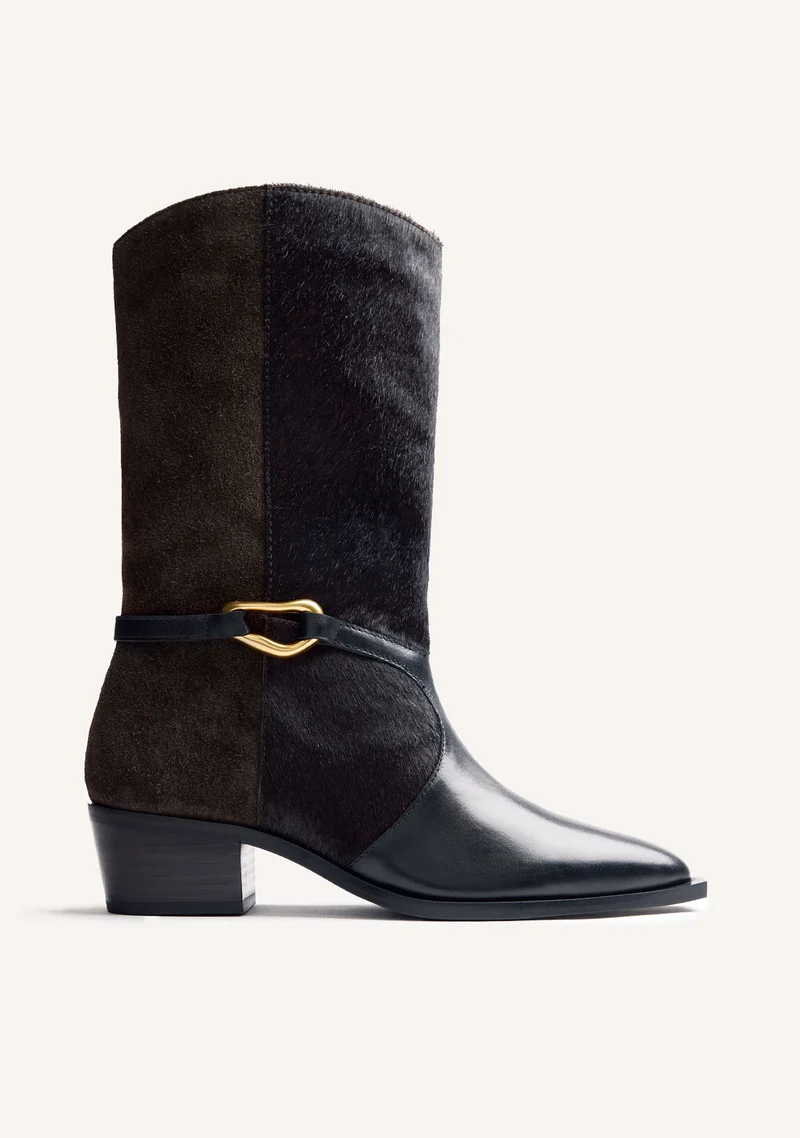 LEATHER BOOTS BY MELYSSA PINTO