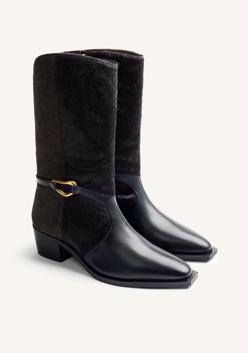 LEATHER BOOTS BY MELYSSA PINTO