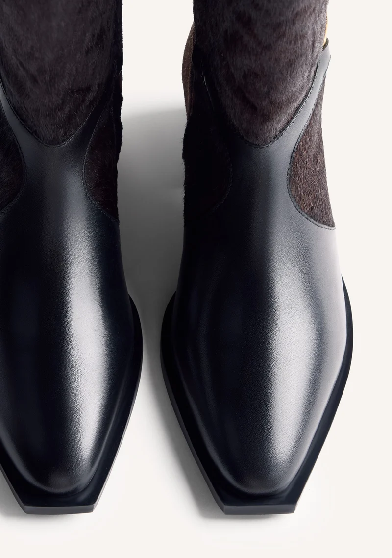 LEATHER BOOTS BY MELYSSA PINTO