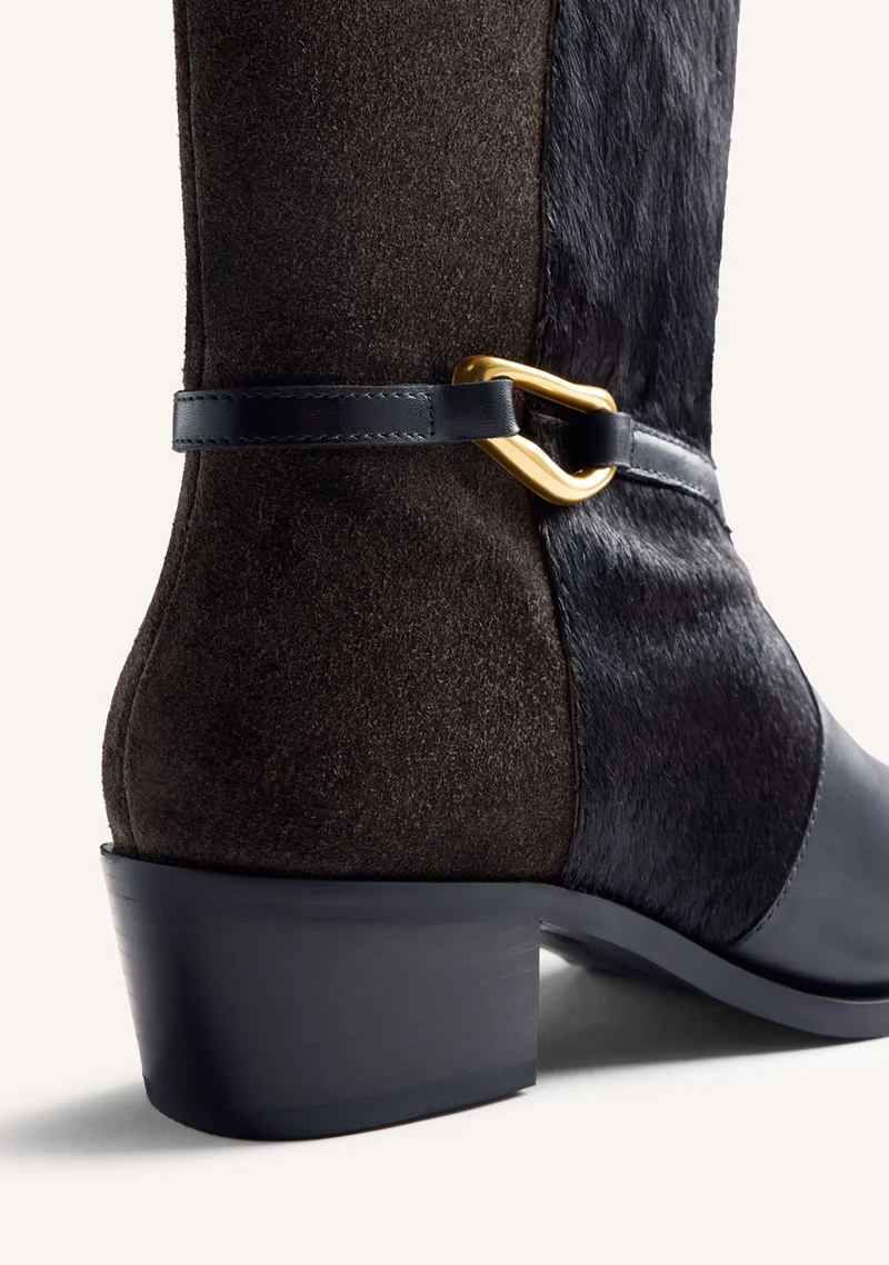 LEATHER BOOTS BY MELYSSA PINTO