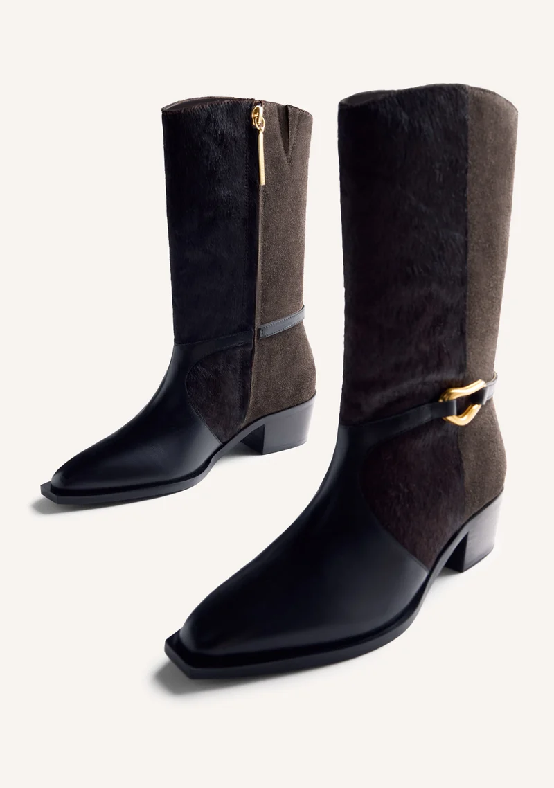 LEATHER BOOTS BY MELYSSA PINTO