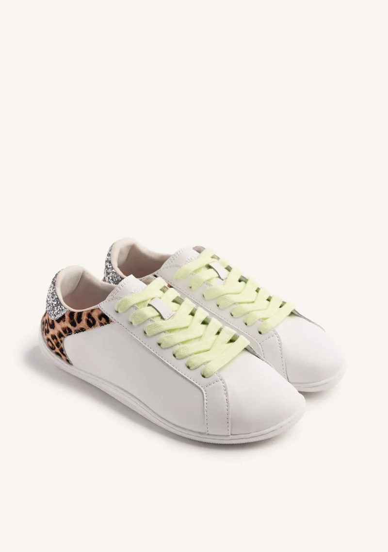 GIOSEPPO BAREFOOT - ANIMAL PRINT LEATHER SNEAKERS ANDEI