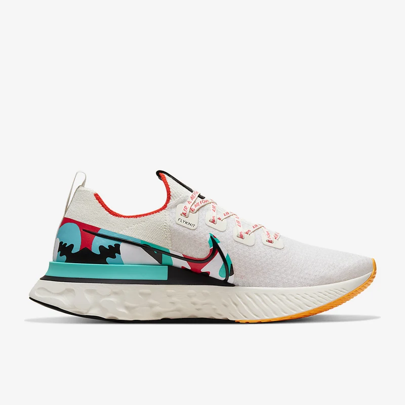 Nike React Infinity Run Flyknit A.I.R. - Sail/Black-Track Red