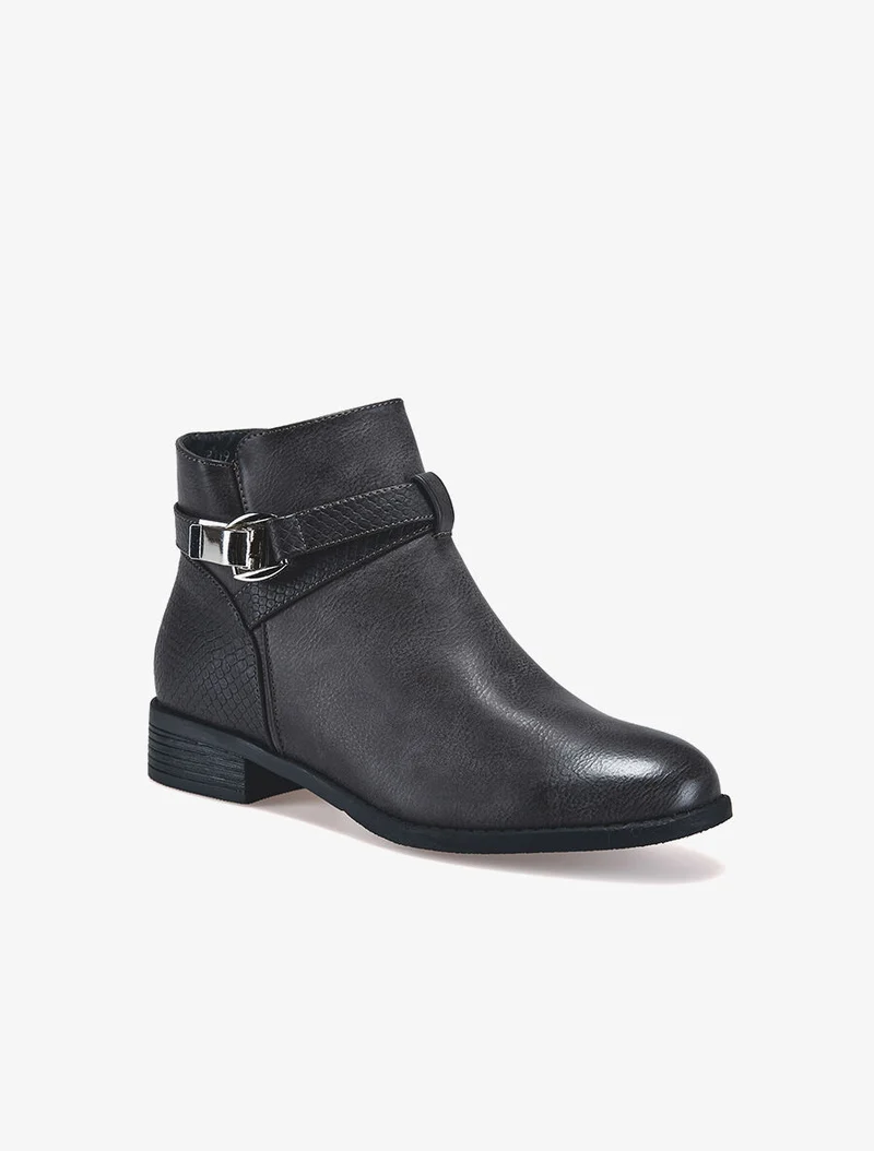 Bottines écailles - Gris