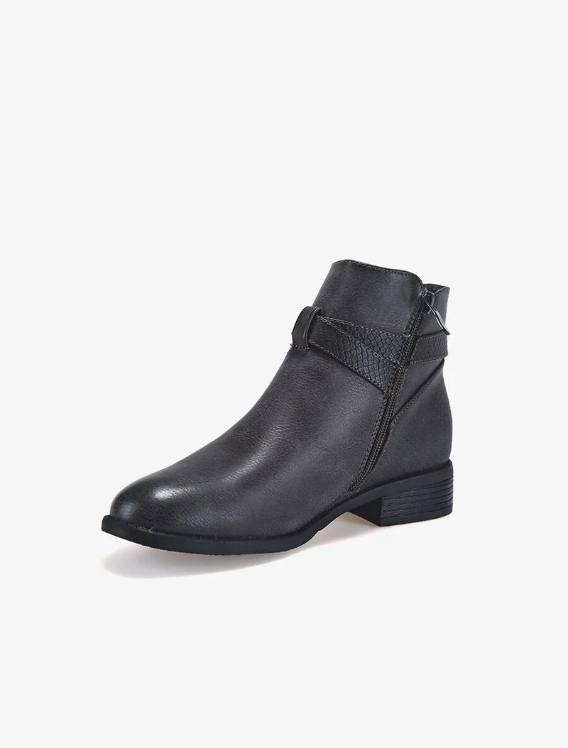 Bottines écailles - Gris