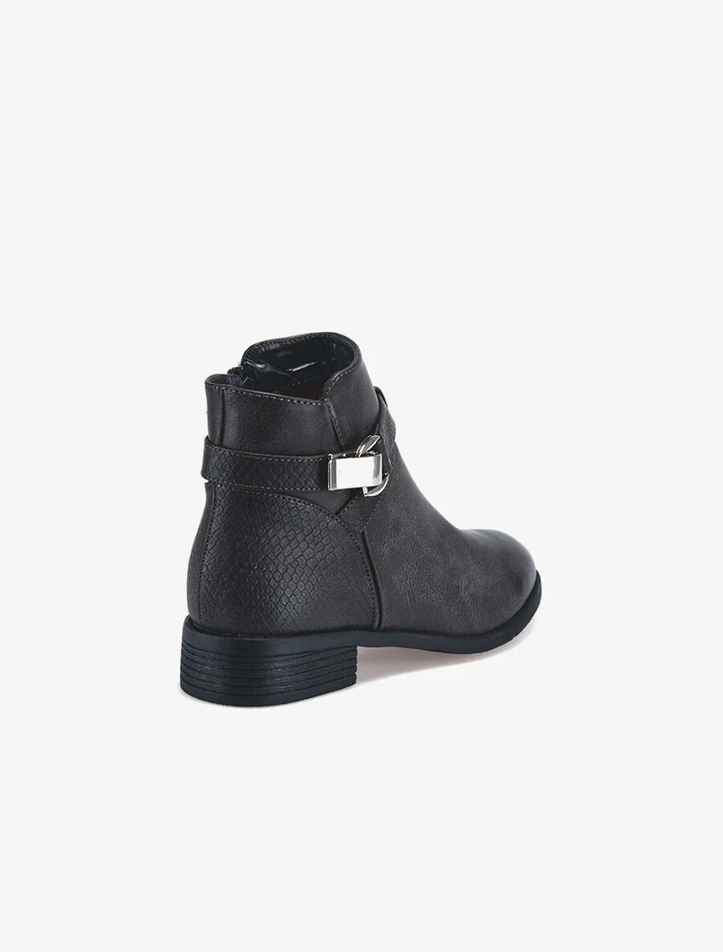 Bottines écailles - Gris