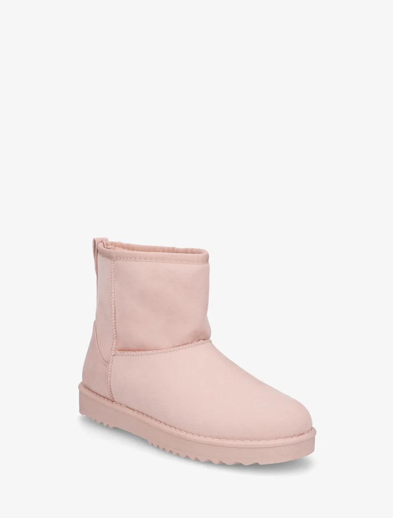 Boots fourrées basic unies - Rose