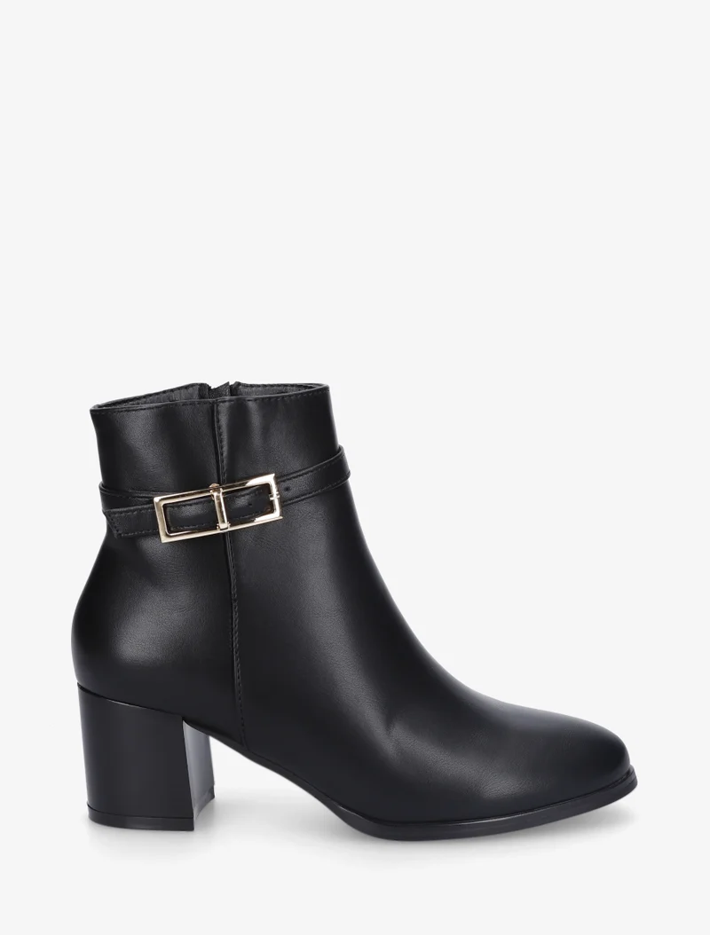 Bottines classiques à boucle - Noir