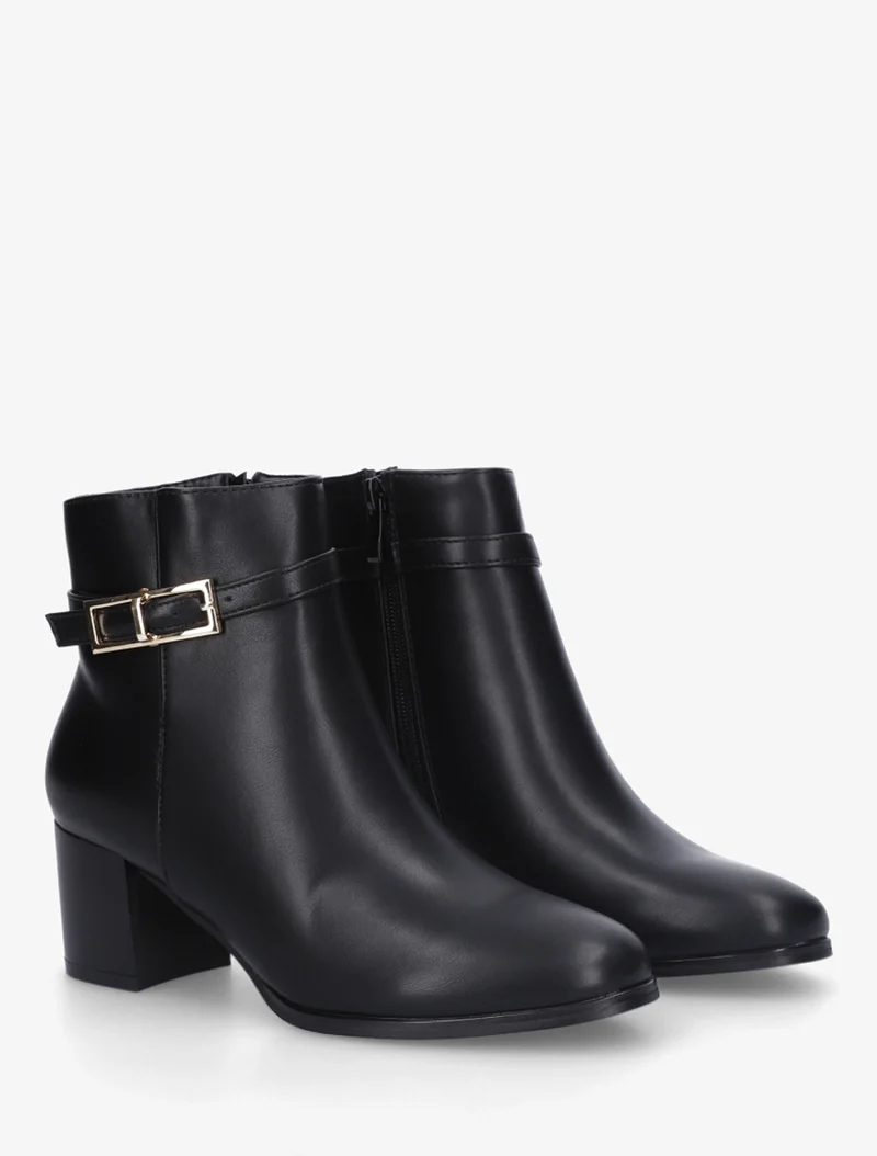 Bottines classiques à boucle - Noir