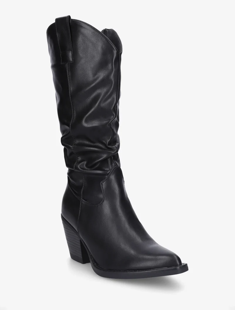 Bottes pointus style santiags - Noir