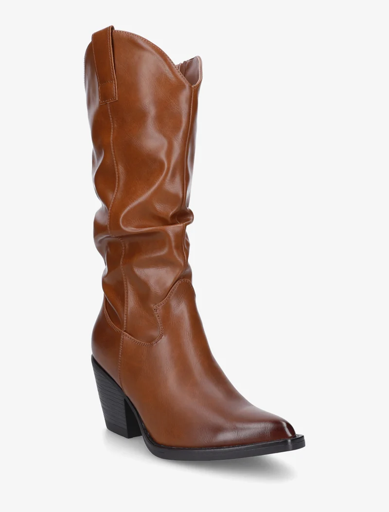 Bottes pointus style santiags - Camel
