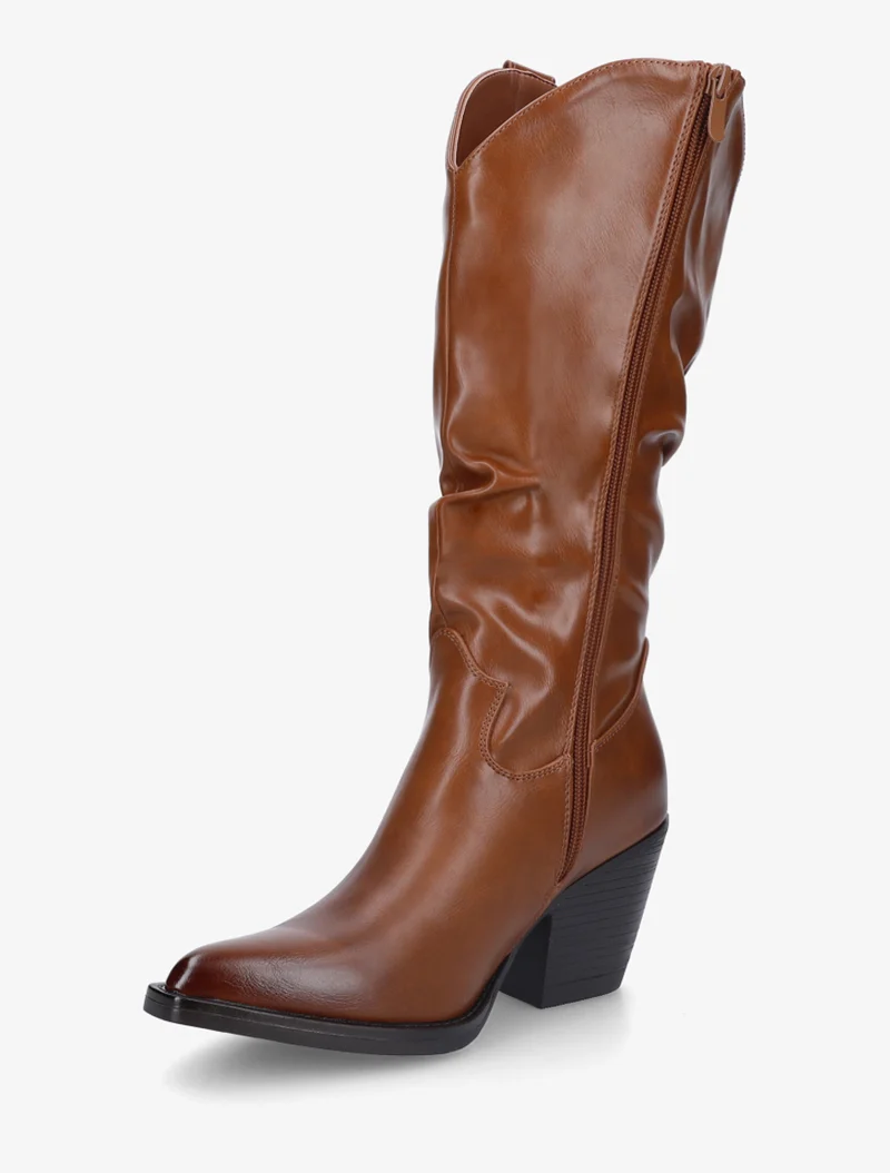 Bottes pointus style santiags - Camel