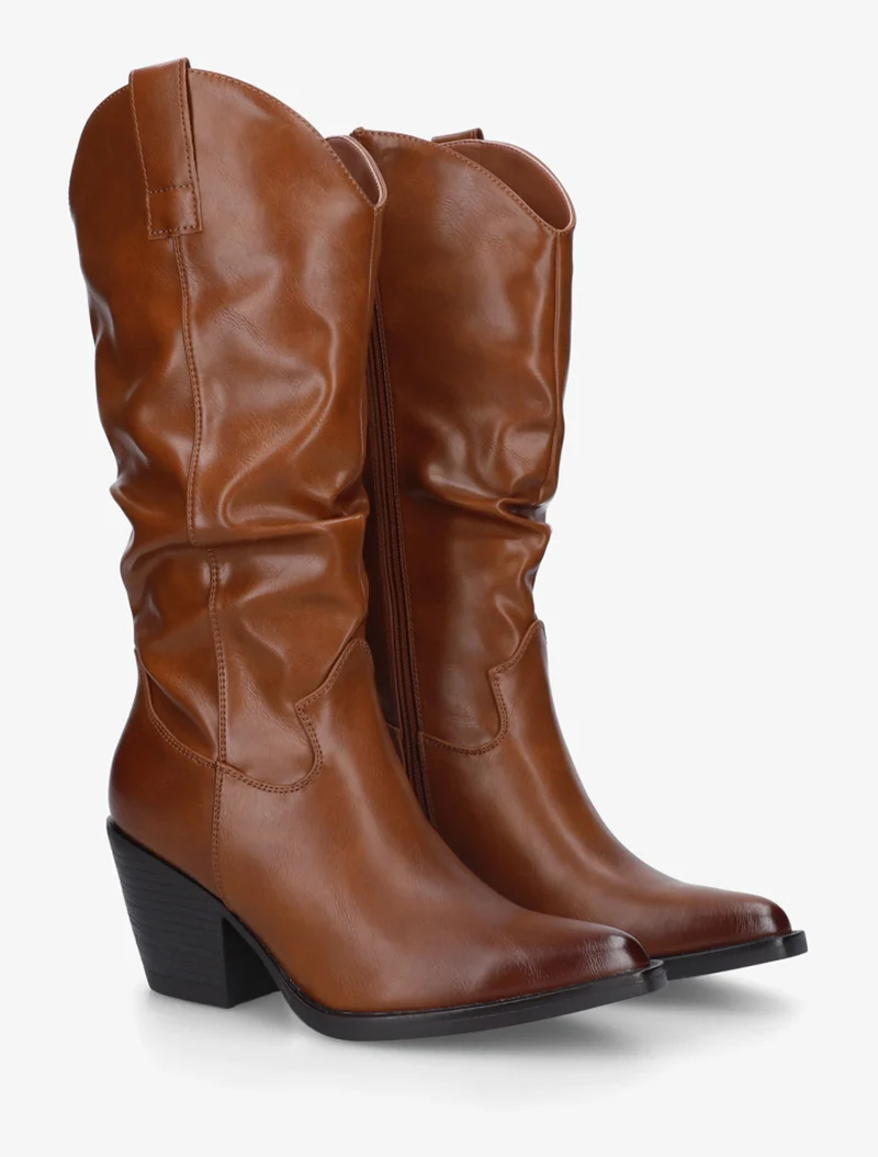 Bottes pointus style santiags - Camel