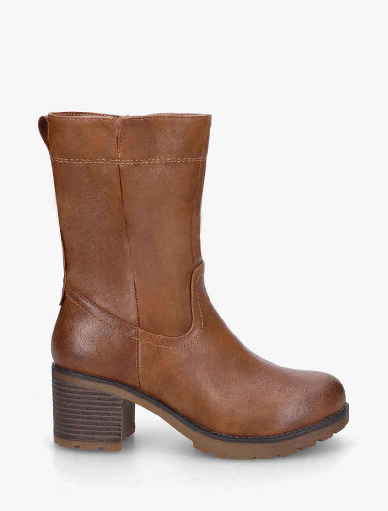 Bottines montantes classiques - Camel